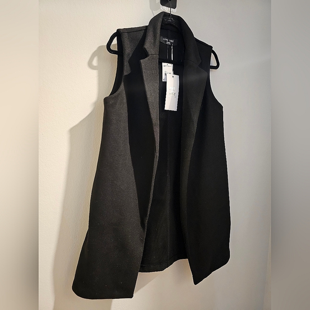 LOVE TREE Black Sweater Jacket